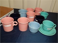 Group of Fiesta Ware Cups & Mugs