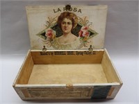 Burnell Brothers Spring Valley, IL Wood Cigar Box