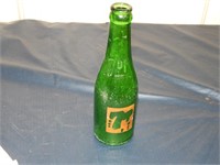 RARE Early 7-UP Bottle 8 bubble embossed base