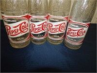 4 vintage Pepsi Cola Bottles 1 is double dot