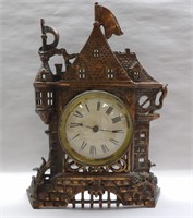 Antique Cast Iron Clock