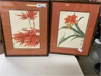Set of 2 Chinese Framed Wall Art