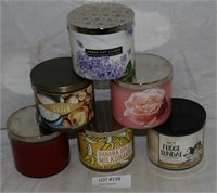 6 NEW BATH AND BODY WORKS 3 WICK CANDLES