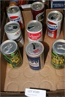 FLAT BOX OF COLLECTIBLE TIN CANS