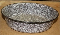 Gray Speckled Graniteware Pan