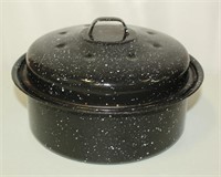 Black Graniteware Roasting Pan