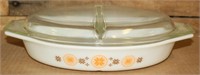 Town & Country Pyrex Divided Casserole Dish
