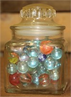 Canister Full of Marbles