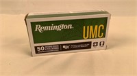 (50) Remington UMC 115gr 9mm Luger FMJ Ammo