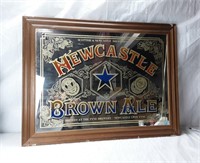 NEWCASTLE BROWN ALE MIRROR SIGN - 42"×32"