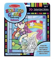 Melissa & Doug Stained Glass - Unicorn