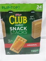 Club Crackers 24 Snack Stacks Best By: 1/2022