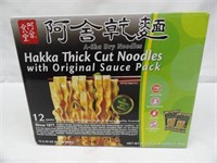 A-sha Hakka Thick Cut Noodles 12pks. BB: 8/2021