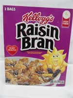 Kellogg's Raisin Bran 2 Bags Net Wt. 4lb. 12.5oz.