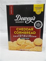 Dewey's Cheddar Cornbread Snack Crackers 18oz.
