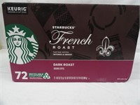 Starbucks French Dark Roast Coffee 72 K-cups