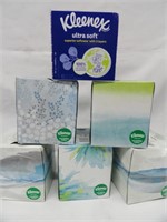 6 Kleenex Lotion 3-Ply Tissues 85 Per Box