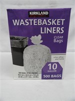 Kirkland Wasketbasket Liners Trash Bags 10 Gallon