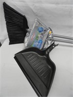 3pc. Reynera Pro Broom Set 2 Brooms 1 Dustpan