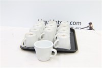 TRAY OF REGO COFFEE CUPS