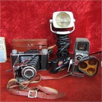 Vintage Foldex 20,bell Howell. Camera lot.