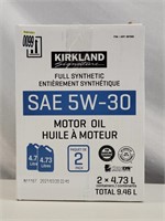 KIRKLAND 4.73L FULL SYNTHETIC SAE 5W-30 2PC
