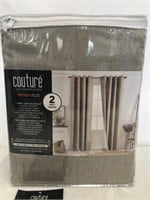 COUTURE THERMAPLUS CURTAINS 2 PANELS APRX 104X90IN