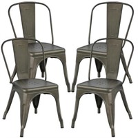Yaletech 4pc Outdoor Iron Chairs