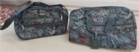 898 - 2 TAPESTRY TRAVEL BAGS