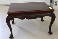 Ornate Mahogany End Table