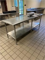 Stainless Steel Prep Table w/ Drawers