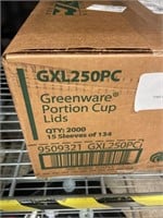 Case of Portion Cup Lids