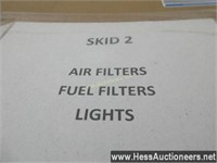 AIR, FUEL FILTERS, LIGHTS