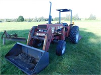 CASE INT 485  DIESELTRACTOR WITH ALLIED 380 LOADER