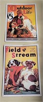 Outdoor Life & Field & Stream Metal Signs