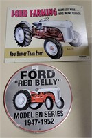 Ford Tractor Metal Signs