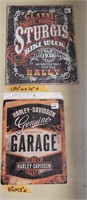 Harley Davidson & Sturgis Metal Signs