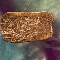 RARE Antique Hand-Poured Gold Bar