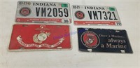 Marine license plates