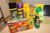 LARGE LOT OF HOUSEHOLD INSECTICIDE