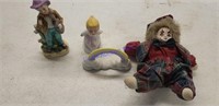 Clown and figurines