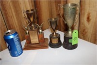 LOT OF THREE OLD 4H TROPHIES