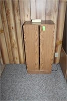 SMALL PRESSED WOOD CABINET