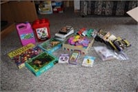 LARGE LOT OF KIDS GAMES/TOYS/VHS TAPES