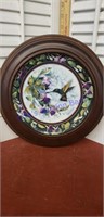 The Berylline hummingbird collectable plate