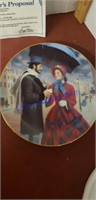 1990 the professors proposal collectable plate