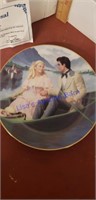 1990 lauries proposal collectors plate decorated