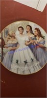 The wedding day collectors plate decorated in