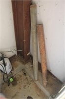 LOT OF TWO PIECES OF SCRAP PIPE