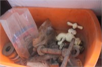 LOT OF WASHERS I BOLTS AND MISC